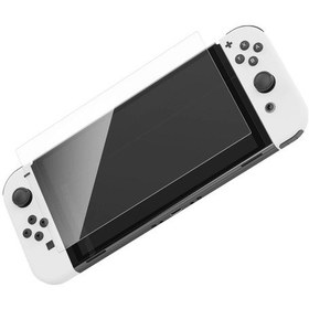 Resim Cafele Seri-3 Temperli Nintendo Switch Oled Cam Ekran Koruyucu 