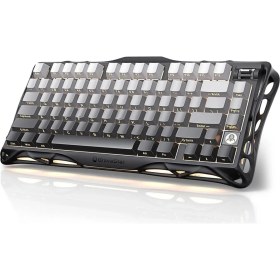 Resim Gravastar Mercury K1 Pro Rgb Kablosuz Mekanik Gaming Klavye, Alüminyum Çerçeveli, İngilizce Q, Speci 