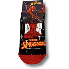 Resim socks&co Lisanslı Spiderman Çocuk Patik Çorap 