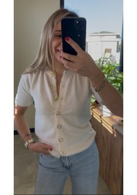 Resim Elif Tarakçı Butik Beyaz Yumoş Ceket Beyaz 
