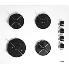 Resim Teka GBE 64002 KBC Beyaz Ankastre Ocak 