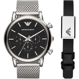 Resim Emporio Armani Ar80062set Erkek Kol Saati Ve Bileklik Seti 