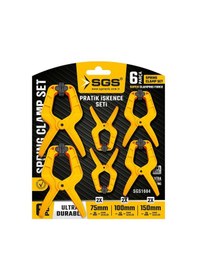 Resim Sgs Pratik İşkence Seti 6 Parça 75mm-100mm-150mm Sgs1684 