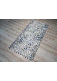 Resim Armis Halı Kolaj A311A Gri Mavi Halı Yolluk 100X200 Cm 
