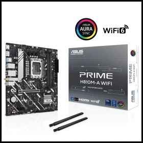 Resim Asus Prıme H810m-a Wıfı, 2xddr5, 2x M.2, Hdmı, Dp, Wi-fi 6, Bluetooth 5.3, Intel Core Ultra Cpu Seri 