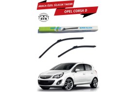Resim Sentinel Opel Corsa D Sentinel Araca Özel Ön Silecek Takımı Sağ ve Sol 