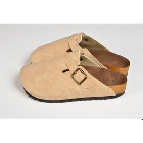 Resim Mantar Tabanlı Boston Birkens Günlük Sabo 59463 Günlük Terlik Gri 