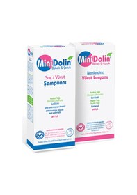 Resim Minidolin Bebek Çocuk Saç ve Vücut Şampuanı + Nemlendirici Vücut Losyonu 2 x 250 ML 