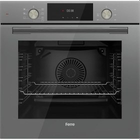 Resim Ferre QMS63CPR + SS038 + D082 Gri Ankastre Set 