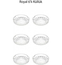 Resim Royal 6'lı Cam Küllük Royaleks-ryl-80 