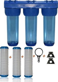 Resim Kuyu Suyu Arıtma Cihazı Tortu Önleyici Yıkanabilir Filtreli Su Arıtma Cihazı 