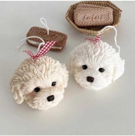 Resim Hediye Arasi Köpek Mum Kalıbı 1 