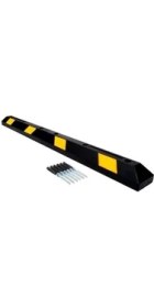 Resim 5'li kauçuk araç stoperi, oto park stoperi 183x15x10 cm- set 