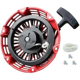 Resim Gx200 Gx160 5.5 6.5hp Motor İçin Çekme Başlatma Mekanizması 28400-z4m-306zb Kırmızı Siyah 