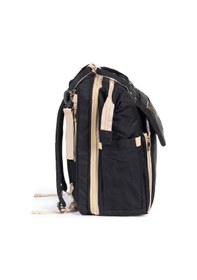 Resim Beşikli Anne Bebek Bakım Sırt Çantası Siyah 