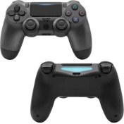 Resim Jingyi Wireless Controller For Ps4, Gamepad Remote Joystick For Playstation 4 Game Console Rechargeable , Double Vibration Handle (Steel Black) (Yurt Dışından) 