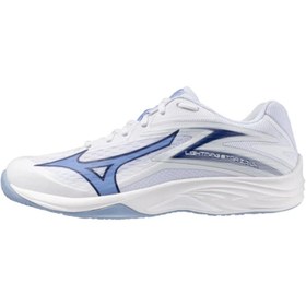 Resim Mizuno Lightning Star Z7 Jr Unisex Çocuk Voleybol Ayakkabısı Beyaz 