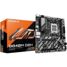 Resim Gigabyte B840M D2H Soket AM5 DDR5 7600MHz (OC) mATX Gaming (Oyuncu) Anakart 