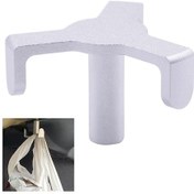 Resim Tesla Model 3 2018-2022 İçin Alüminyum Gövde Çanta Kancası İç Aksesuar Gümüş 