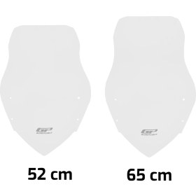Resim GP Kompozit Honda CB125F 2025-2026 Uyumlu Ön Cam Şeffaf 65 cm 