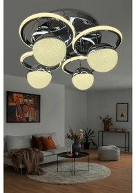 Resim Vera 4 Lü Modern Plafonyer Led Avize Çok Renkli 