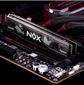 Resim Apacer Nox 32gb 2x16gb 5600mhz Cl40 Ddr5 Gaming Ram Abab35apr0018 