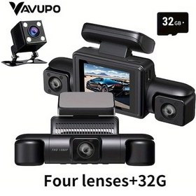 Resim Motion003 4 Kanallı Araç Kamerası 1080p Full Hd Dvr Ips Geniş Açı Gece Görüşü 32gb Kart 
