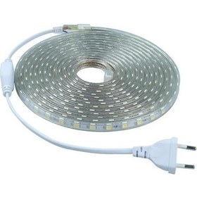 Resim Cata Şerit Led Hortum 3 Çip Dış Mekan Smd Led Beyaz Işık 3 Metre 