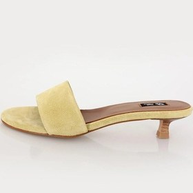 Resim Butter Yellow Mini Topuklu Terlik 24471 Butter Yellow 