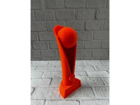 Resim Zero Land Snmswrld 23CM Turuncu Basketbol Kupa Biblo Modern Ödül Dekor Ürünü 