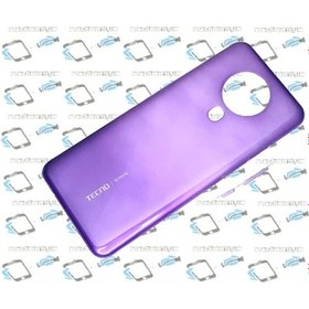 Resim Tecno Spark 6 (KE7) KASA Arka Pil Batarya Kapağı MOR 