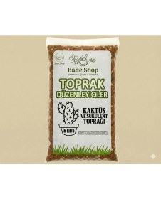 Resim Bade Shop Kaktüs ve Sukulent Toprağı 5 Litre - Pomza, Perlit, Sphagnum Torf ve Leonardit Karışımlı 