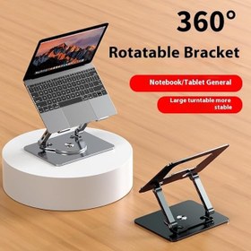 Resim Coverzone 360° Döner Metal Laptop ve Notebook Standı – Yükseklik Ayarlı, Ergonomik, Katlanabilir, 17 inç’e Kadar Uyumlu, Isı Dağılım Tasarımlı, Taşınabilir Laptop Tablet Tutucu | ZR747 