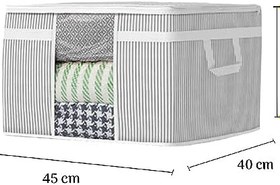 Resim Meleni Home 5'li Maxi Pencereli Baza Altı Hurç - Çekyat Baza Tipi Yastık Kıyafet Saklama Hurcu 45 x 40 x 30 cm 