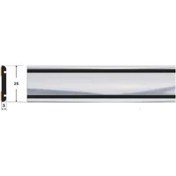 Resim 25 Mm Dekoratif Krom Çıta Şeirt Siyah Çizgili 1 Metre 