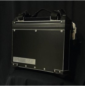 Resim Motiker Bmw Alüminyum Yan Çanta 2006-2013 Mat Siyah Kaplama 
