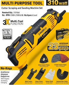 Resim Saatistan Çok Fonksiyonlu Kesici ve Raspalama Makinesi 310 W, Pratik ve Güçlü Kullanım 
