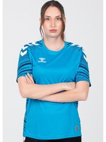 Resim Hummel Line Antrenman Tişört Turkuaz 
