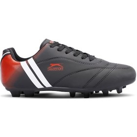Resim Slazenger MARK KRP Erkek Halı Saha Siyah / Beyaz / Kırmızı Futbol Ayakkabısı 