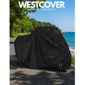 Resim WestCover Volta Vb7 (Kilitli-Siyah) Motosiklet Brandası 4 Mevsim Koruma Örtüsü 
