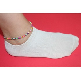 Resim Vad 10'lu İplik Unisex Görünmez Çorap Beyaz 