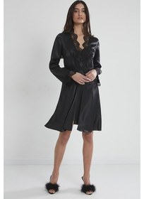 Resim Pierre Cardin Kadın Altılı Saten Çeyiz Seti 6335 - Siyah 