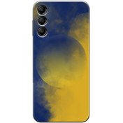 Resim Samsung - Galaxy A16 Sarı Lacivert Duman Silikon Kılıf 