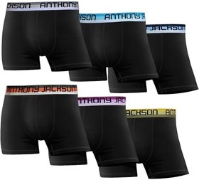 Resim Anthony Jackson Likralı 6'lı Kutu Premium Erkek Boxer Color 