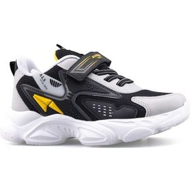 Resim Alessio 054 Erkek Çocuk Kalın Taban Spor Ayakkabı Grı Sıyah 