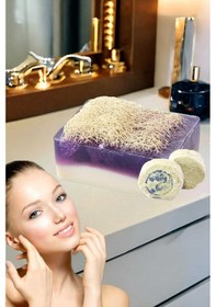 Resim 2'li Tüm Cilt Sıkılaştırıma Yüz Yoga Yüz Bakım Peeling Lifli Lanta Sabun Leke Akne Ruşur Taşı 
