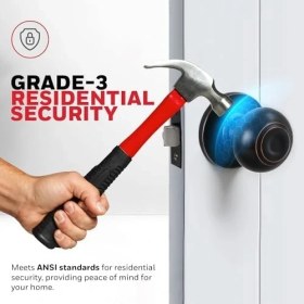 Resim 8101403 Klasik Geçiş Kapı Tokmağı, Yağlı Boya Bronz 