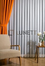 Resim Cml03 Ip Sık Pileli 1X3 Tül Perde Salon Balkon Mutfak Tülü, 500 x 270 