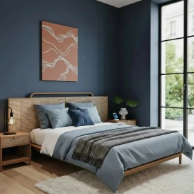 Resim Latanwood Farah Ahşap Karyola 