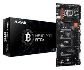 Resim Asrock H510 Pro DDR4 Btc Intel C242 M.2 EX-ATX Anakart 